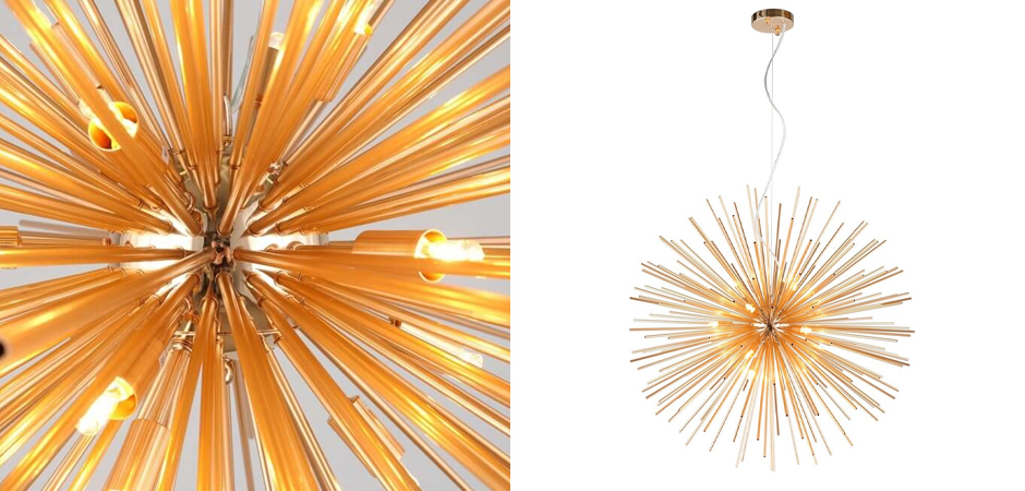 Декоративная люстра Pulsar Gold - Loft-Concept в Омске