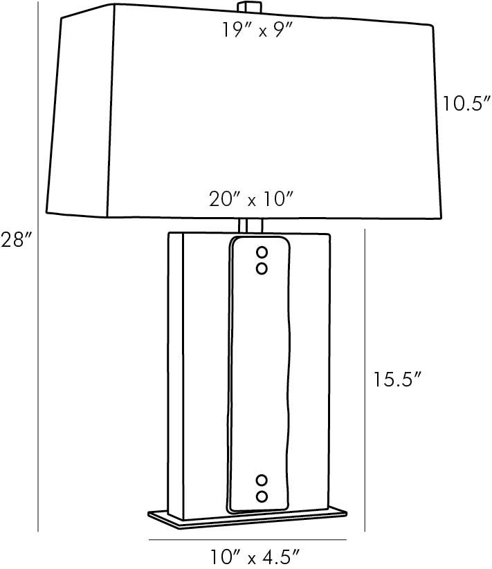 Дизайнерская настольная лампа URIAH LAMP в Омске