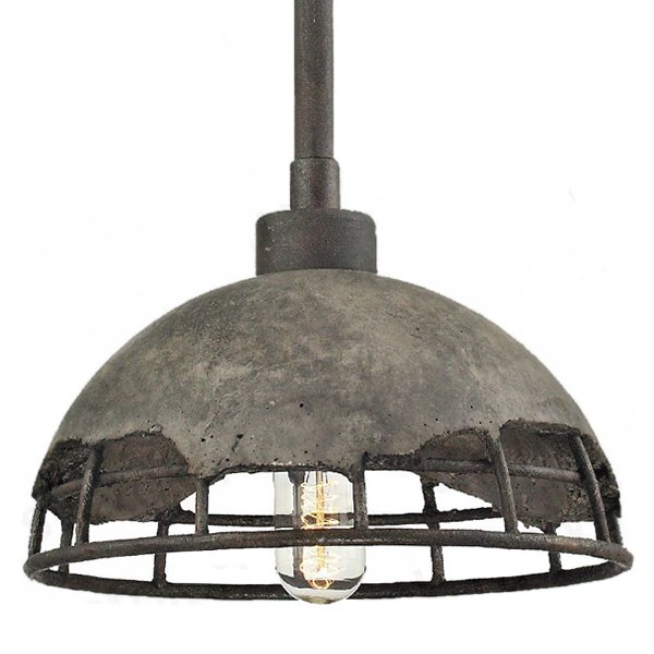 Подвесной светильник Stone industrial lamp Серый (Gray) в Омске | Loft Concept 