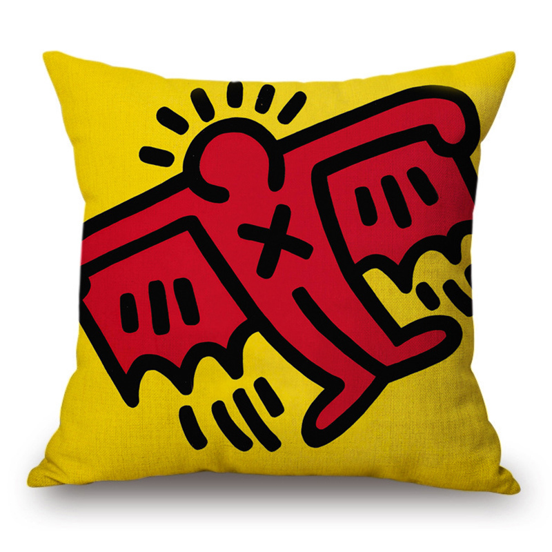 Подушка Keith Haring 18 Мульти в Омске | Loft Concept 