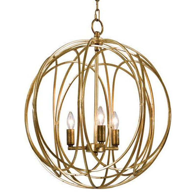 Люстра Golden Sphere Chandelier Золотой в Омске | Loft Concept 