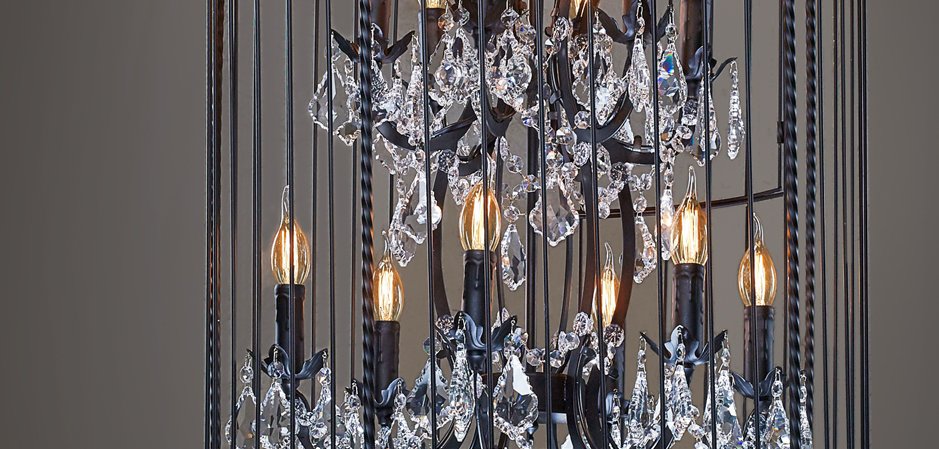 Люстра Steampunk Birdcage Chandelier 60 black Люстра Steampunk Birdcage Chandelier 60 black - Loft-Concept в Омске
