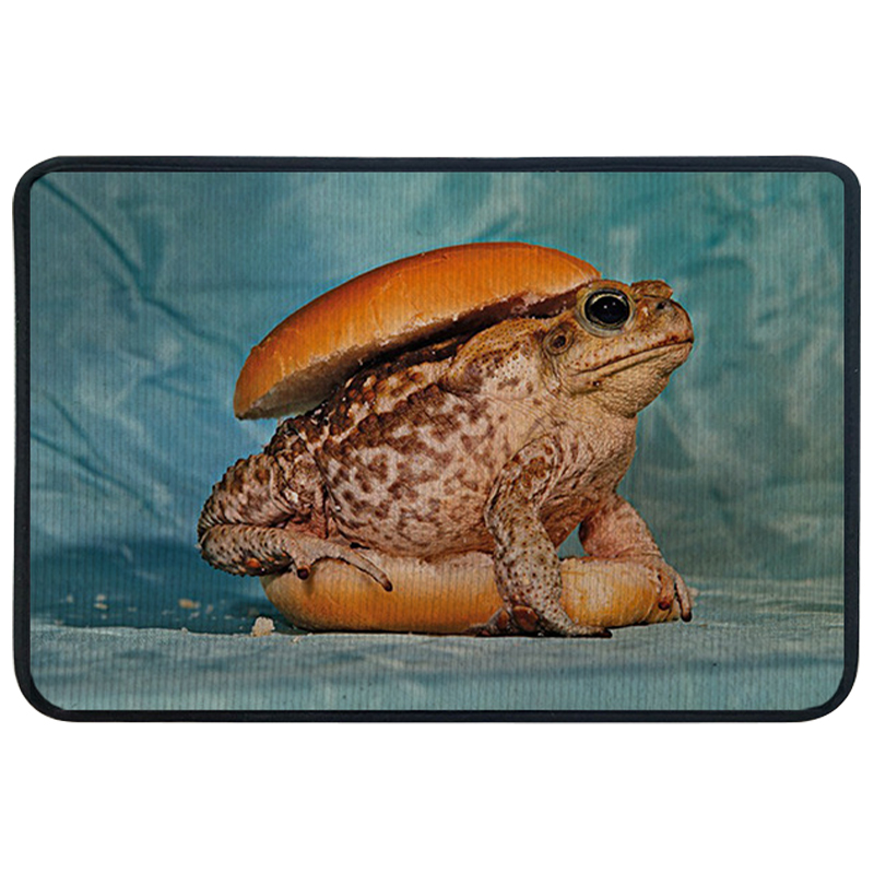 Ковер для прихожей и ванной Seletti Toad Rug Мульти Голубой в Омске | Loft Concept 