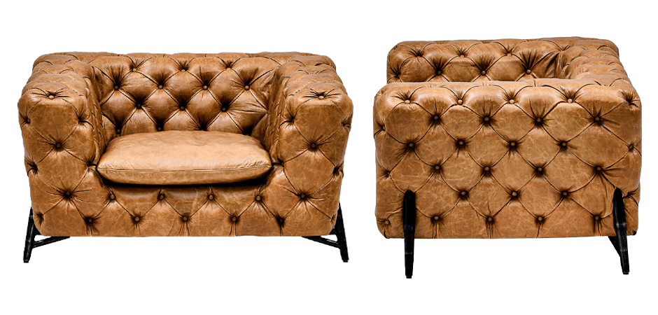 Кресло Hendrica Capitone Chair Кресло Hendrica Capitone Chair - Loft-Concept в Омске