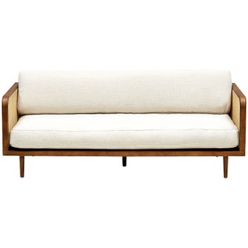 Диван Rattan Decor Sofa Ivory ivory ( слоновая кость ) Коричневый в Омске | Loft Concept 