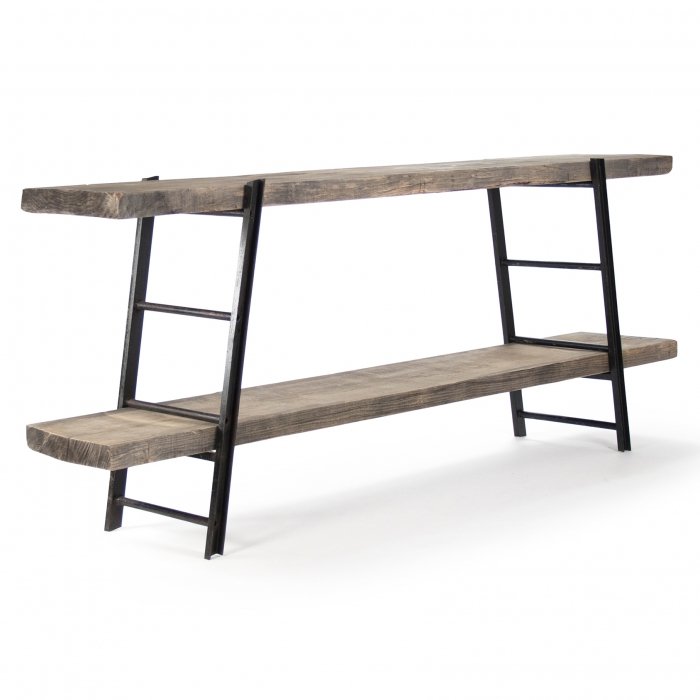 Стеллаж Industrial Iron Rustic Console  в Омске | Loft Concept 