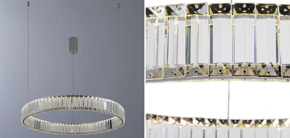 Хрустальная Люстра Crystal Ring Хром Хрустальная Люстра Crystal Ring Хром - Loft-Concept в Омске