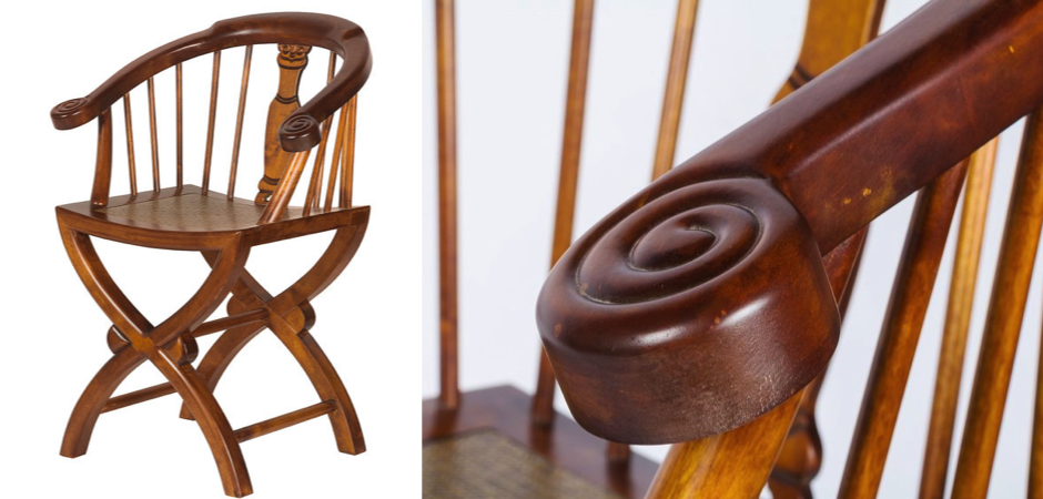 Кресло Chinese Armchair X Rotang Кресло Chinese Armchair X Rotang - Loft-Concept в Омске