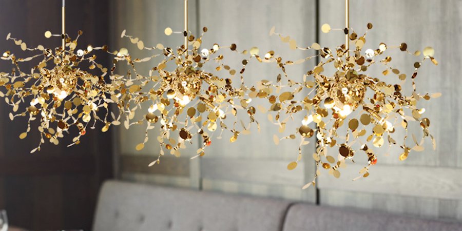 Люстра Terzani Argent Suspension Pendant lamp 40 Gold Люстра Terzani Argent Suspension Pendant lamp 40 Gold - Loft-Concept в Омске