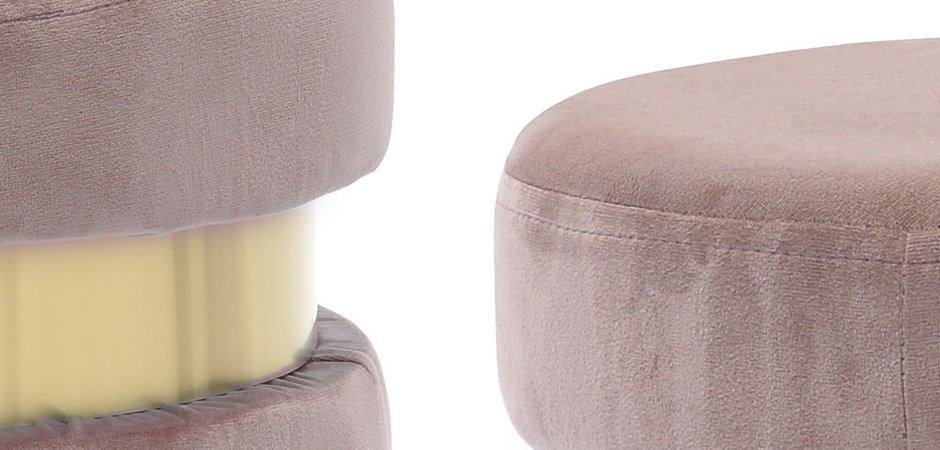 Пуф Golden Belt Dusty Rose Пуф Golden Belt Dusty Rose - Loft-Concept в Омске