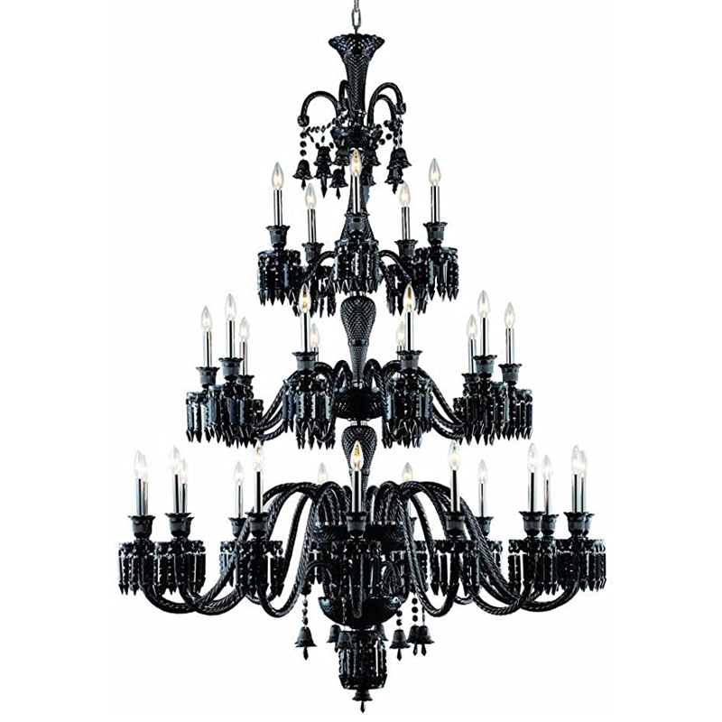 Люстра BACCARAT Zenith Midnight Chandelier 35 Черный в Омске | Loft Concept 