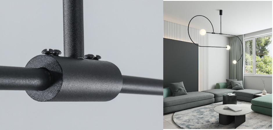 Люстра Fontana Amorosa Three Vortex Black Люстра Fontana Amorosa Three Vortex Black - Loft-Concept в Омске
