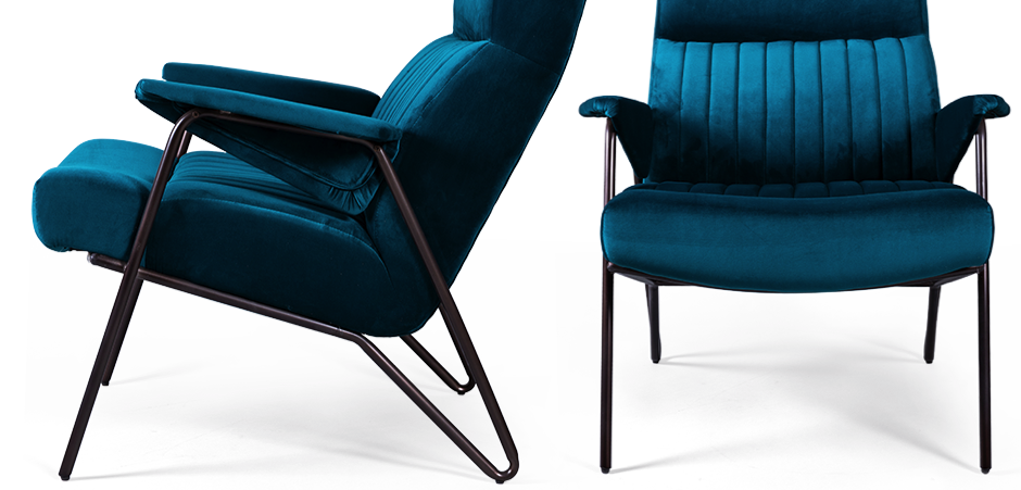 Кресло Solonar blue Кресло Solonar blue - Loft-Concept в Омске