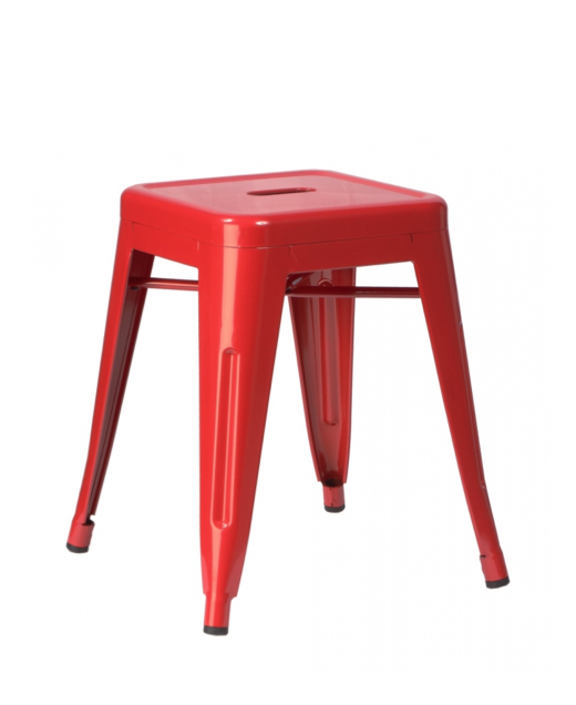 Кухонный стул Tolix Kitchen Stool 45 Черный Салатовый Нержавеющая сталь Голубой Желтый Зеленый Красный Оранжевый Белый в Омске | Loft Concept 