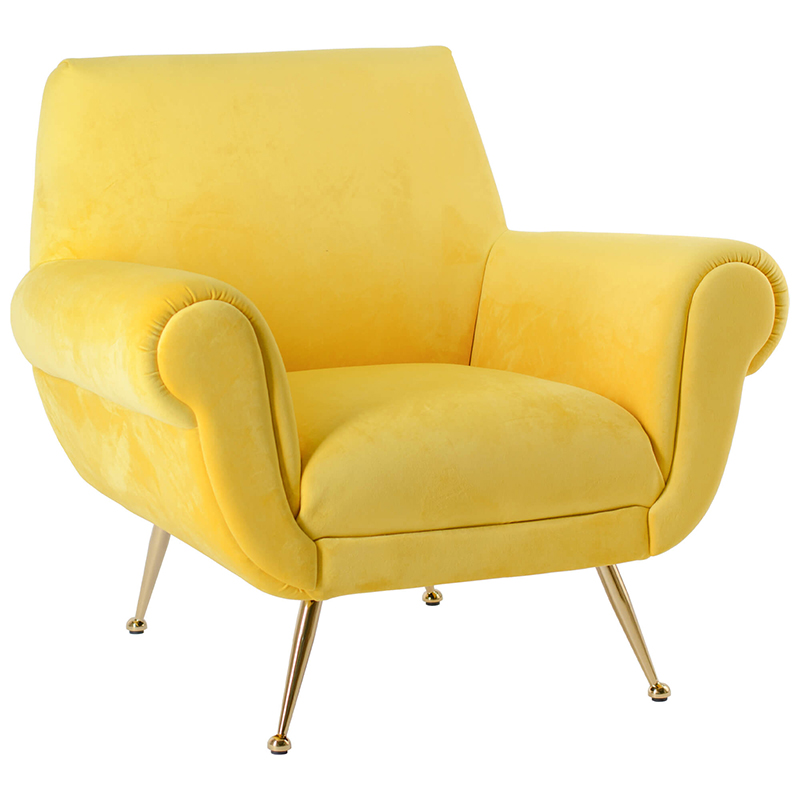 Кресло Lounge Chair Gigi Radice yellow Желтый в Омске | Loft Concept 