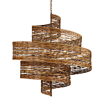 Люстра фактурная в виде спирали Enveloping Art варинант исполнения - 1 | Loft Concept в Омске