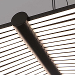 Люстра в виде распахнутых крыльев из тонких металлических планок Flight of Freedom варинант исполнения - 11 | Loft Concept в Омске