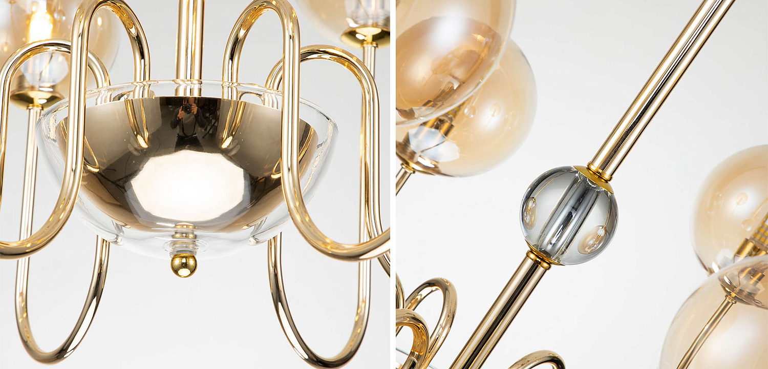 Люстра Sheiry Glass Ball Chandelier 6 Люстра Sheiry Glass Ball Chandelier 6 - Loft-Concept в Омске