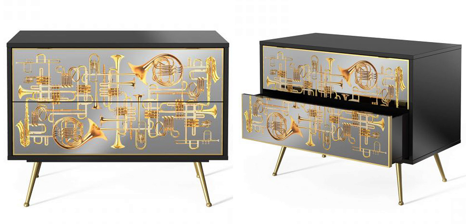Комод Seletti Chest of Two Drawers Trumpets Комод Seletti Chest of Two Drawers Trumpets - Loft-Concept в Омске