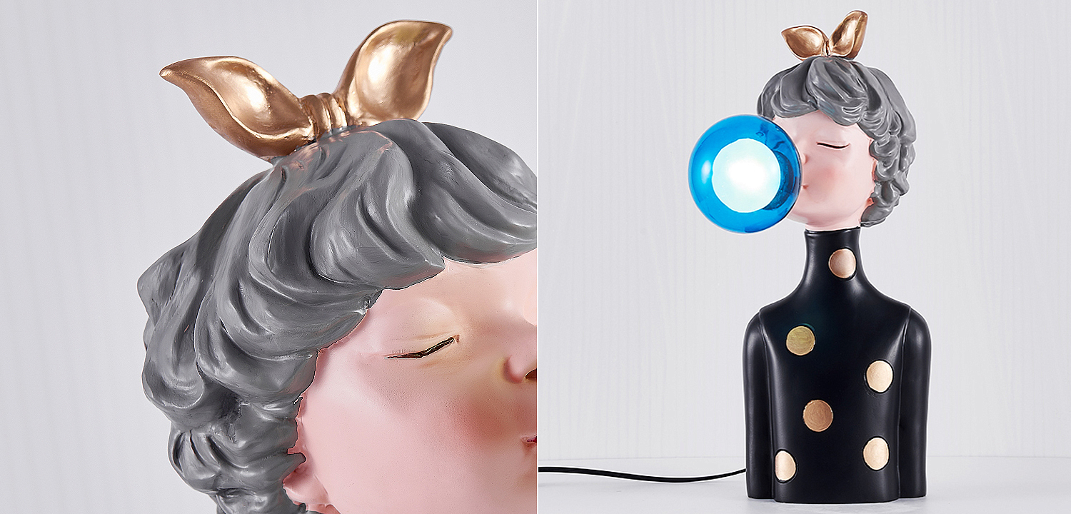 Настольная лампа Bubble Gum Table Lamp blue Настольная лампа Bubble Gum Table Lamp blue - Loft-Concept в Омске
