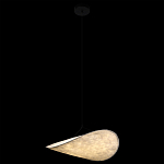 Подвесной светильник с белым тканевым плафоном в форме облака Crystal Cloud Junction варинант исполнения - 3 | Loft Concept в Омске