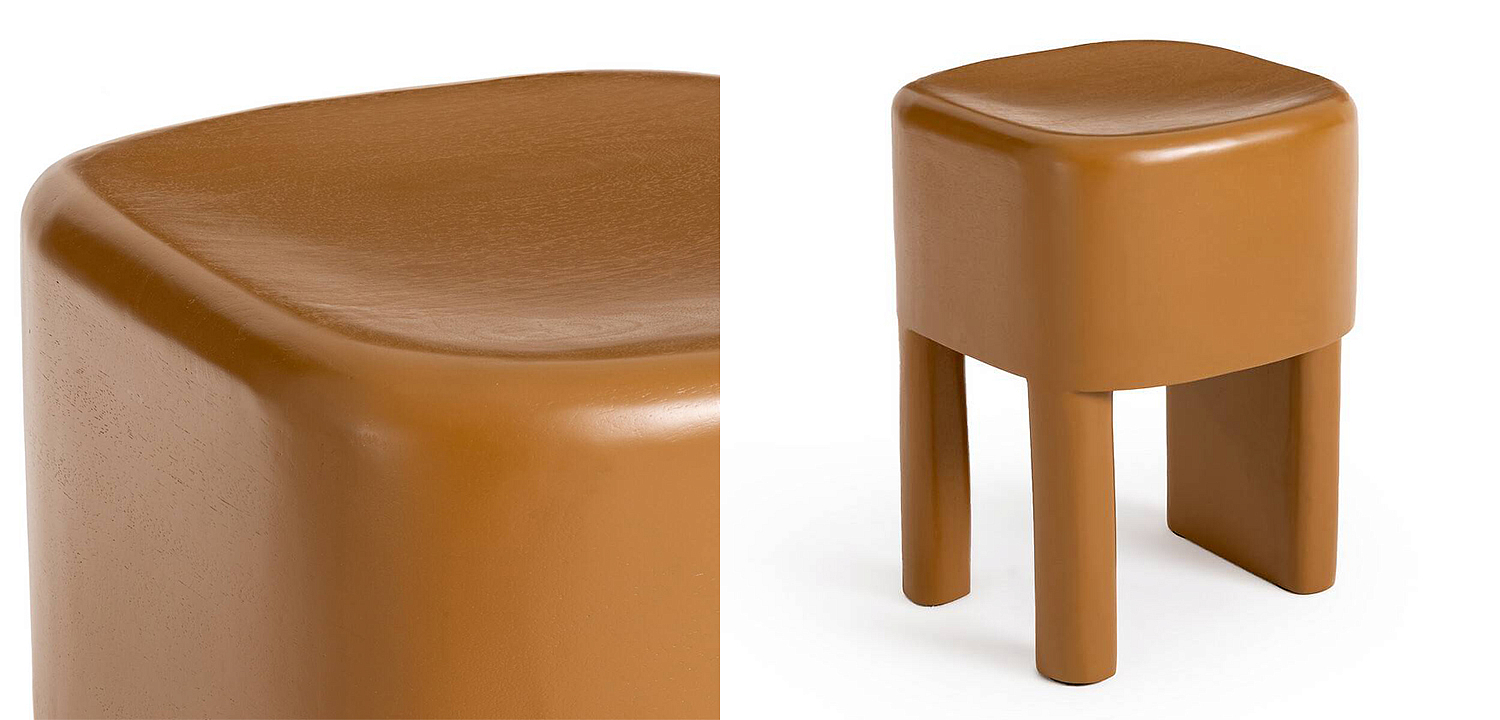 Приставной стол Mordred Mango Orange Side Table Приставной стол Mordred Mango Orange Side Table - Loft-Concept в Омске