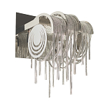 Бра с перфорированными металлическими дугами и цепочками 22 см Atlantis Chain варинант исполнения - 7 | Loft Concept в Омске