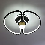 Потолочный светильник черного цвета круглой формы Luke Lampco Tracer Lamp варинант исполнения - 2 | Loft Concept в Омске