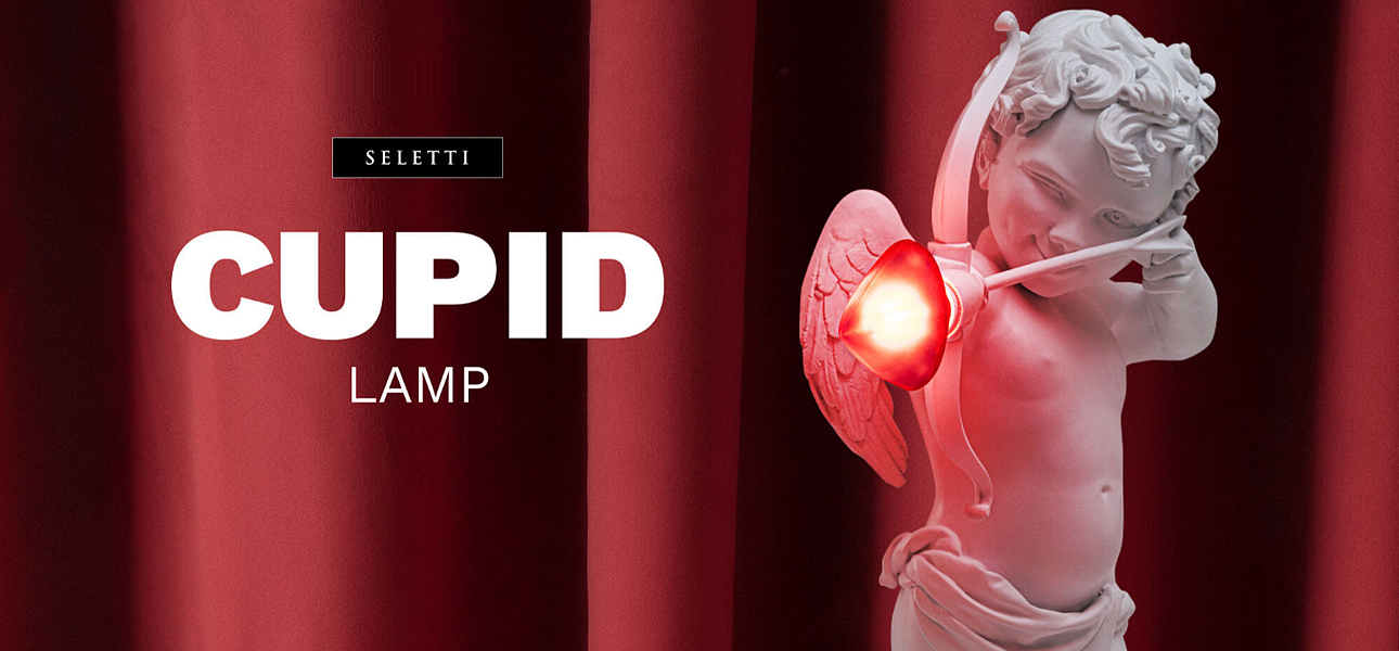 Настольная лампа Купидон со стрелой Seletti Cupid Lamp Настольная лампа Купидон со стрелой Seletti Cupid Lamp - Loft-Concept в Омске
