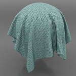 Мебельная ткань Шенилл бирюзовый цвет 142 см T4-61 варинант исполнения - 12 | Loft Concept в Омске