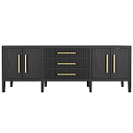 Большая VT-тумба Primo шпон Черный дуб варинант исполнения - 1 | Loft Concept в Омске