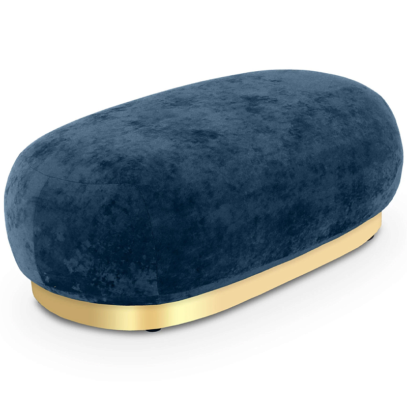 Длинный овальный пуф Ambrose Soft Oval Pouf Мульти в Омске | Loft Concept 