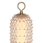 Настольная лампа с факутрным стеклянным плафоном Sonora варинант исполнения - 3 | Loft Concept в Омске