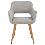 Стул в рогожке серого цвета NEASAN STOOL варинант исполнения - 2 | Loft Concept в Омске