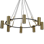 Кольцевая люстра Daviau Brass Ring Chandelier варинант исполнения - 1 | Loft Concept в Омске