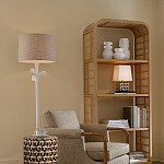 Настольная лампа с фигурным узором и трапециевидным абажуром Сonundrum варинант исполнения - 5 | Loft Concept в Омске