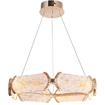 Люстра кольцевая с текстурным природным рисунком IceFlame варинант исполнения - 6 | Loft Concept в Омске