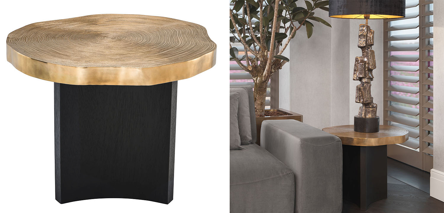 Приставной стол Eichholtz SIDE TABLE THOUSAND OAKS Приставной стол Eichholtz SIDE TABLE THOUSAND OAKS - Loft-Concept в Омске