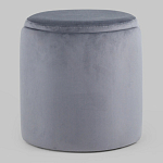 Пуф Alice Poof Grey Серый велюр варинант исполнения - 5 | Loft Concept в Омске