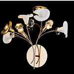 Бра в виде белых и золотых цветов каллы Refined Taste of Light варинант исполнения - 1 | Loft Concept в Омске