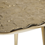 Столик журнальный металлический золотого цвета Modern Rethinking of Traditions варинант исполнения - 1 | Loft Concept в Омске