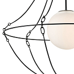 Подвесной светильник из тонких прутьев в форме колокола Forged Thin Rods варинант исполнения - 2 | Loft Concept в Омске