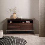 Дизайнерский комод в металлическом каркасе Valerian варинант исполнения - 2 | Loft Concept в Омске