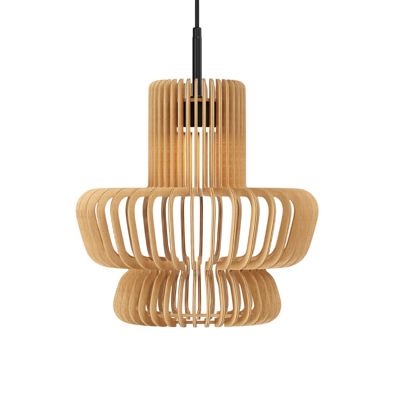 Подвесной светильник Namiki 14Вт 2700-4000К Черный Древесина в Омске | Loft Concept 