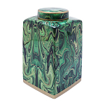 Ваза с малахитовым узором MALACHITE варинант исполнения - 2 | Loft Concept в Омске