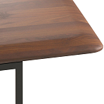 ТВ-тумба с полками из массива ореха Derick Wooden TV Stand варинант исполнения - 4 | Loft Concept в Омске