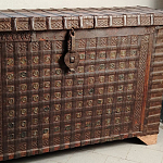 Большой Этнический сундук с металлическим декором  варинант исполнения - 2 | Loft Concept в Омске