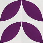 Дизайнерская плитка с узором Лепесток варинант исполнения - 1 | Loft Concept в Омске