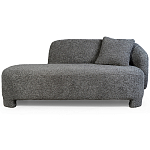 Кушетка серая с обивкой букле Thalia Grey Boucle Sofa варинант исполнения - 1 | Loft Concept в Омске