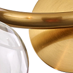 Бра с 2-мя стеклянными сферическими  плафонами Arco Wall Lamp варинант исполнения - 2 | Loft Concept в Омске